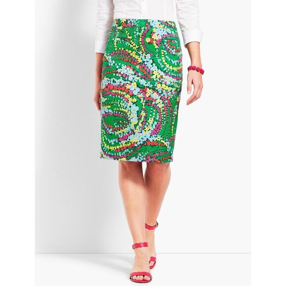 Talbots Dresses & Skirts - Talbots Floral Pencil Skirt Size 8P NWOT